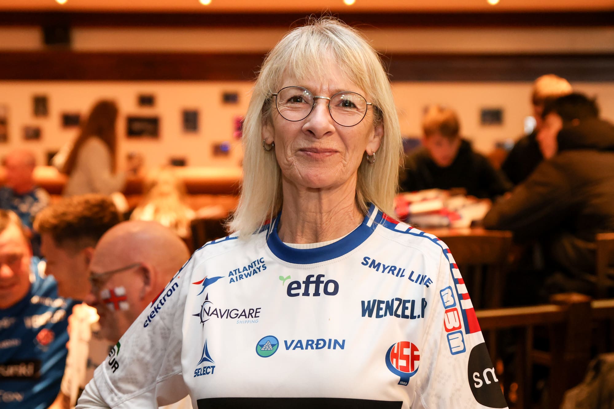 Stolt av at hon spælir við føroyska landsliðnum