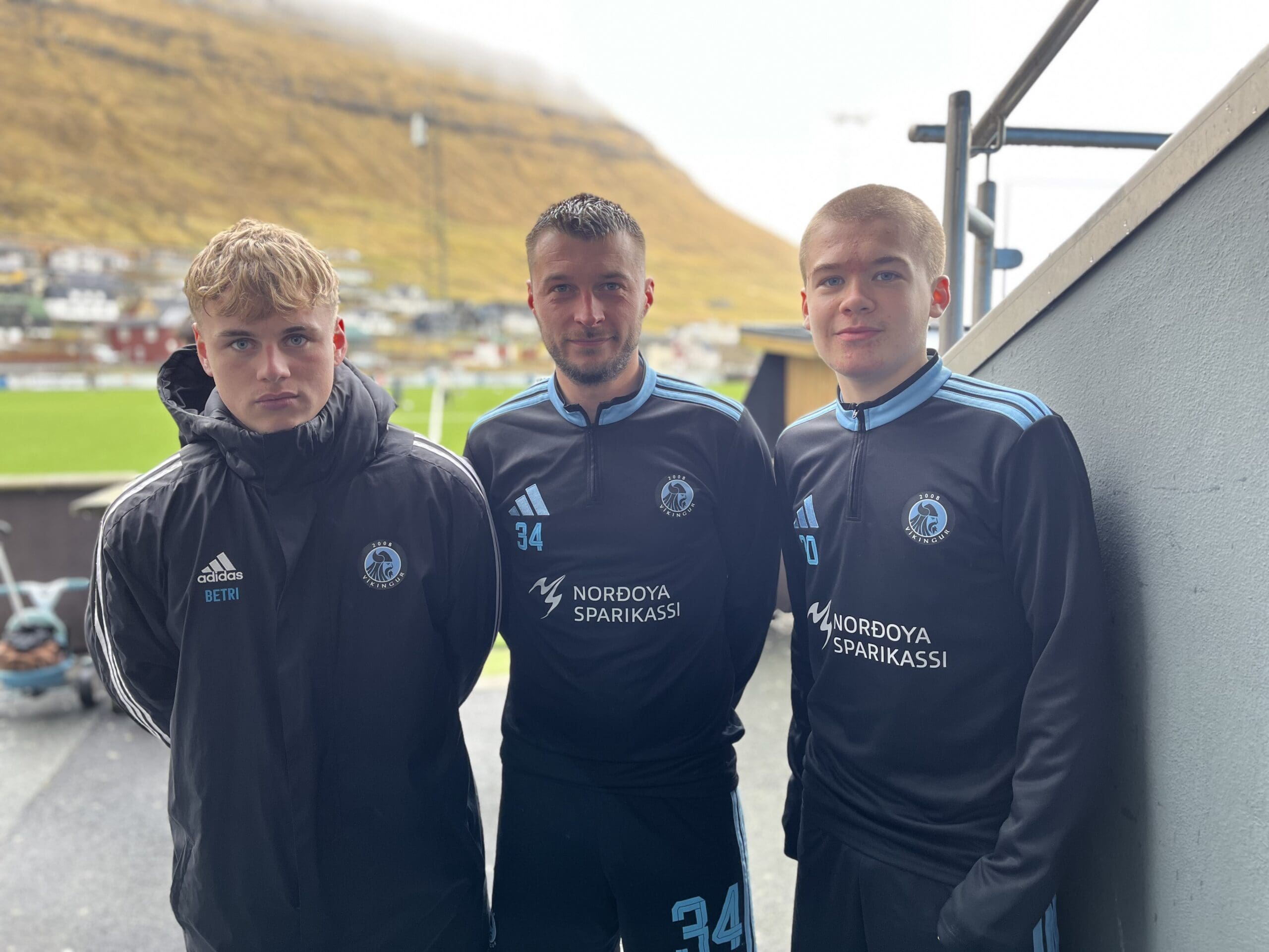 Aron Benjaminsen, Filip Djordjevic og Kristian Jacobsen seta orð á stórsigurin