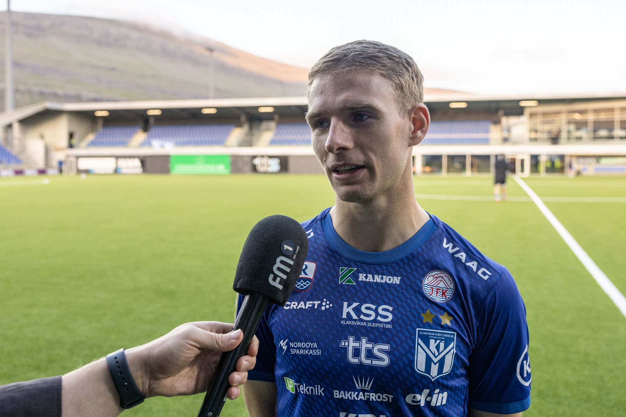 Jóannes K. Danielsen er leikliga nøgdur – men ikki nøgdur við úrslitið