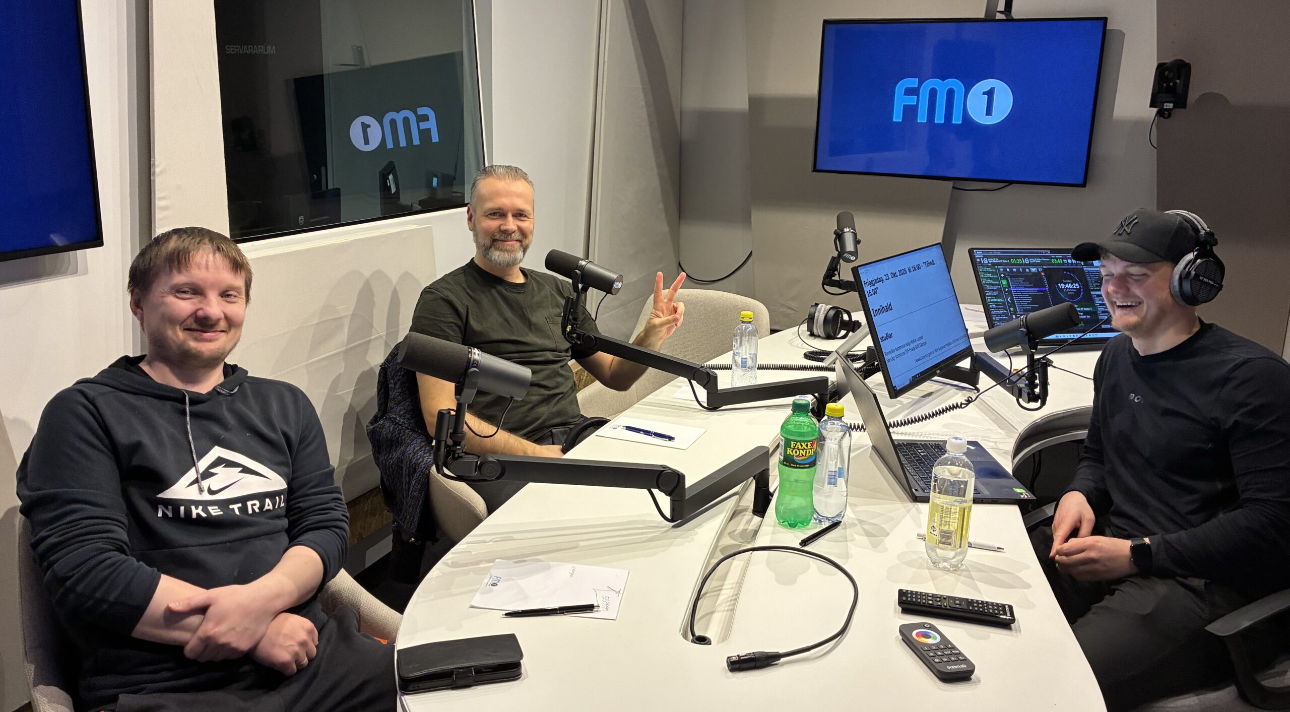 Sigurjón Einarsson og Knút B. Johannessen vóru gestir í “3. hálvleiki”